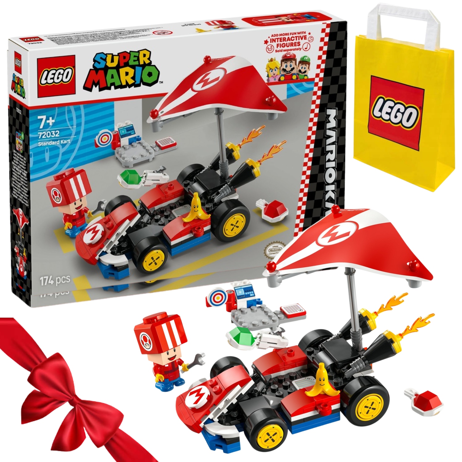 Zestaw Klocków Lego Mario 72032 Mario Kart Standard Kart