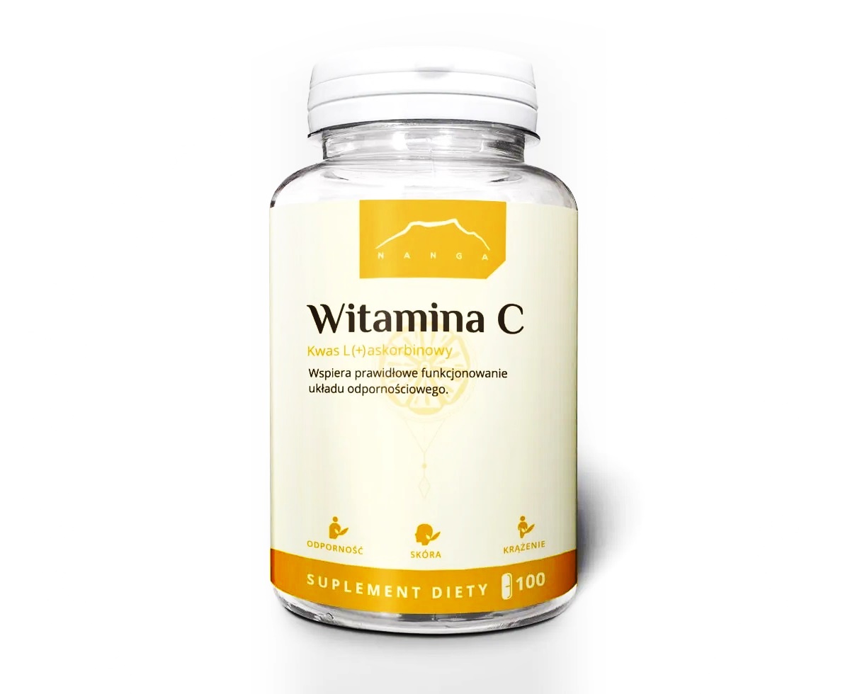 

Nanga Witamina C 800mg kwas L-askorbinowy 100k.