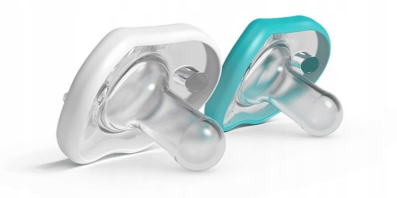 Smoczek uspokajający Nanobebe Flexy 3 m+ 2 szt. Kolor przezroczysty