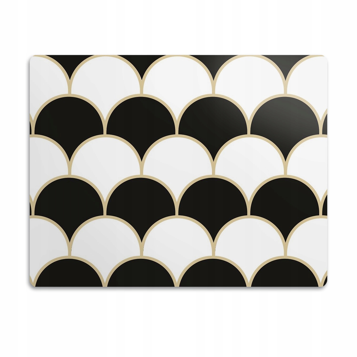 Levně Ochranná podložka pod misku Rybí šupina 90x60 cm