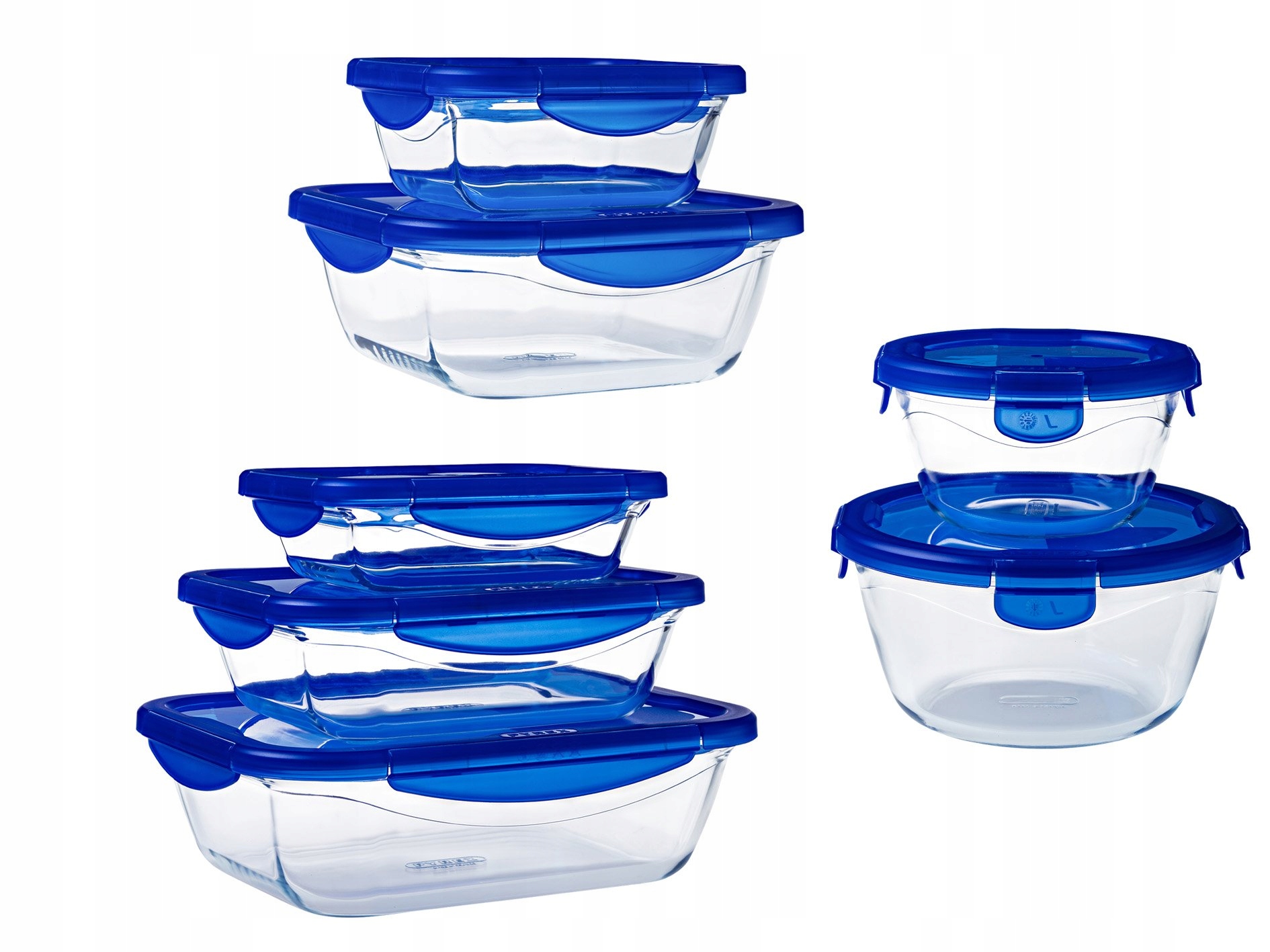 Sada nádob na oběd Pyrex Cook & Go 7 ks
