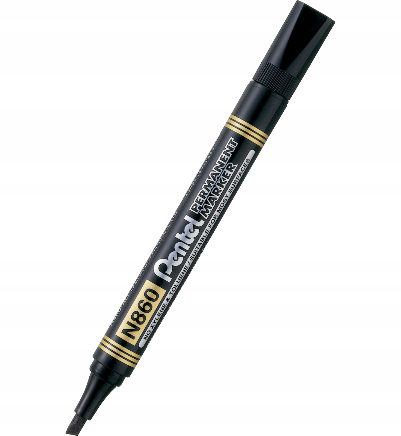 

Marker permanentny Pentel N860 czarny ścięta k.