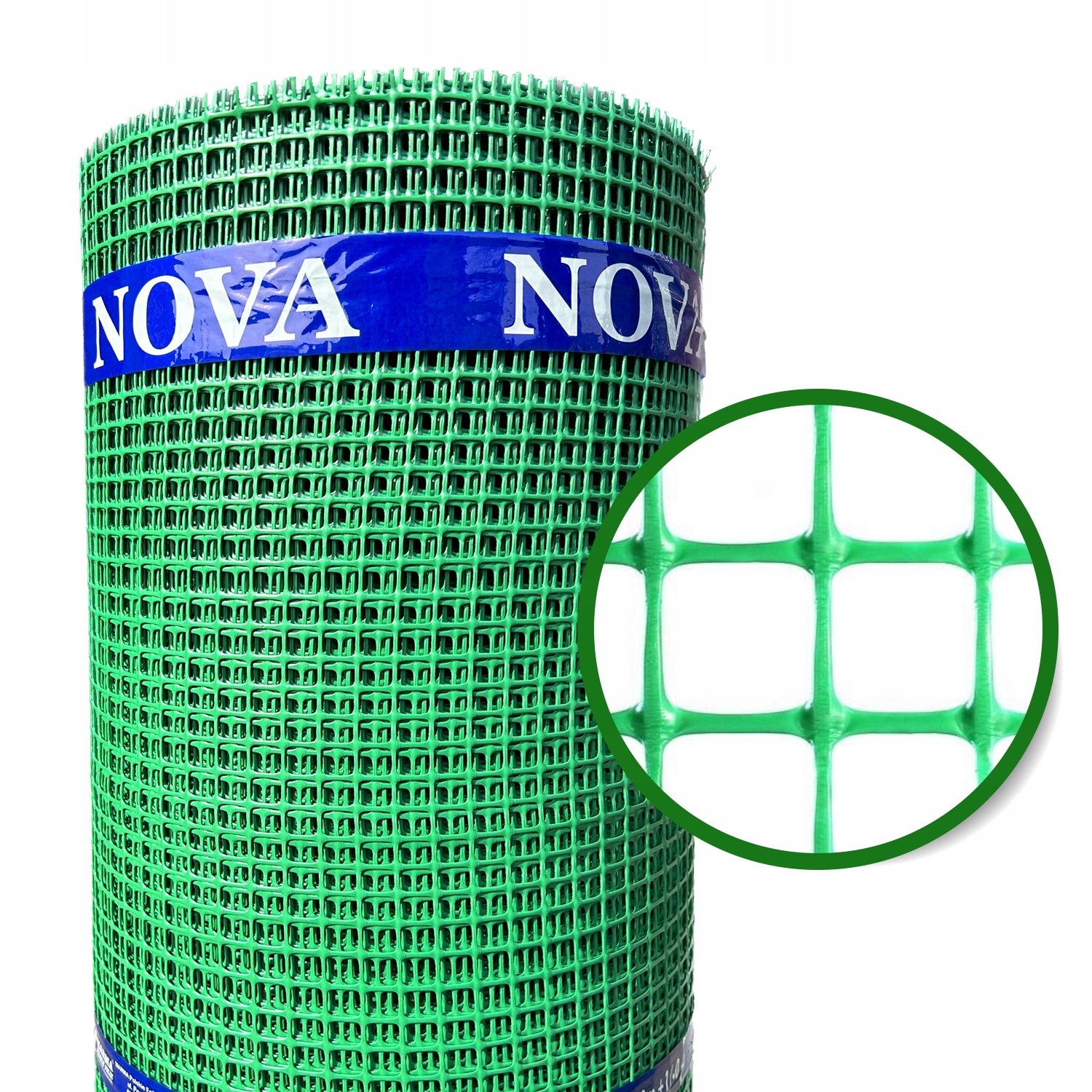 Zelená plastová plotová síť, univerzální, 0,6 m x 10 m