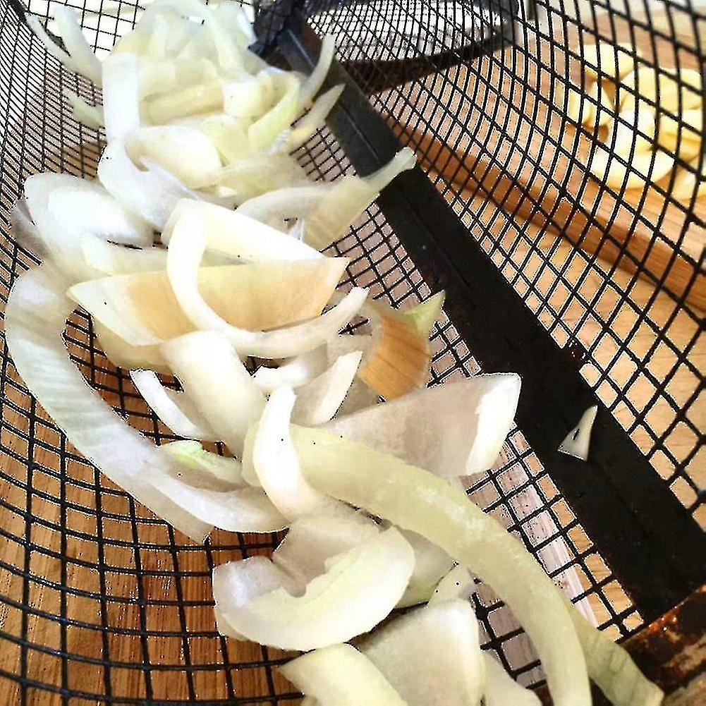 KOSZ DO GRILLOWANIA WARZYW GRILL 30CM ZESTAW 2 SZT Wysokość produktu 9 cm