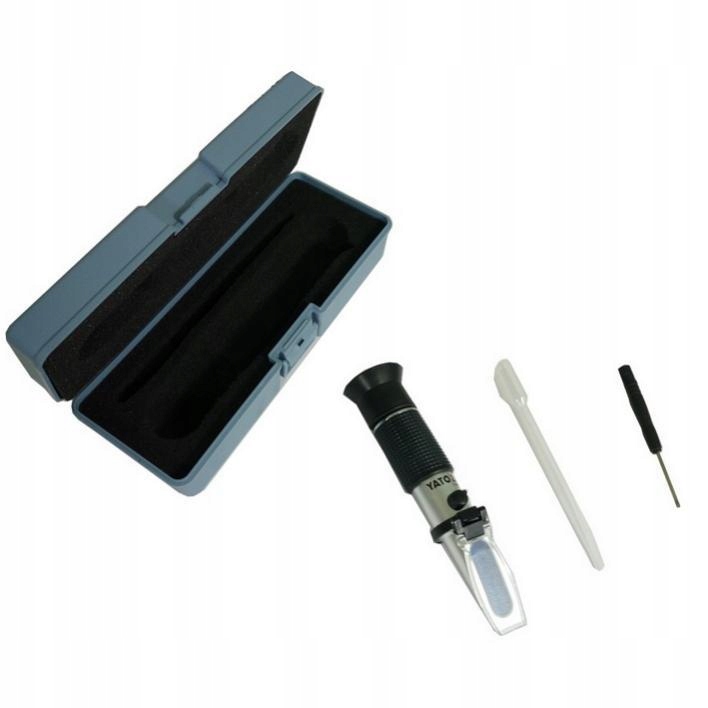 YATO РЕФРАКТОМЕТР ДЛЯ ИЗМЕРЕНИЯ ЭКСПОЛОАТА ЖИДКОСТИ.