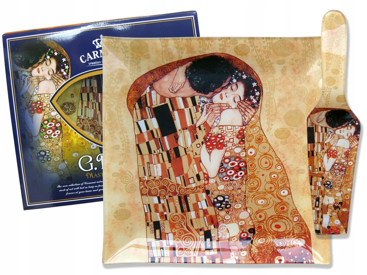 

Talerz Z Łopatką Carmani Gustav Klimt Pocałunek