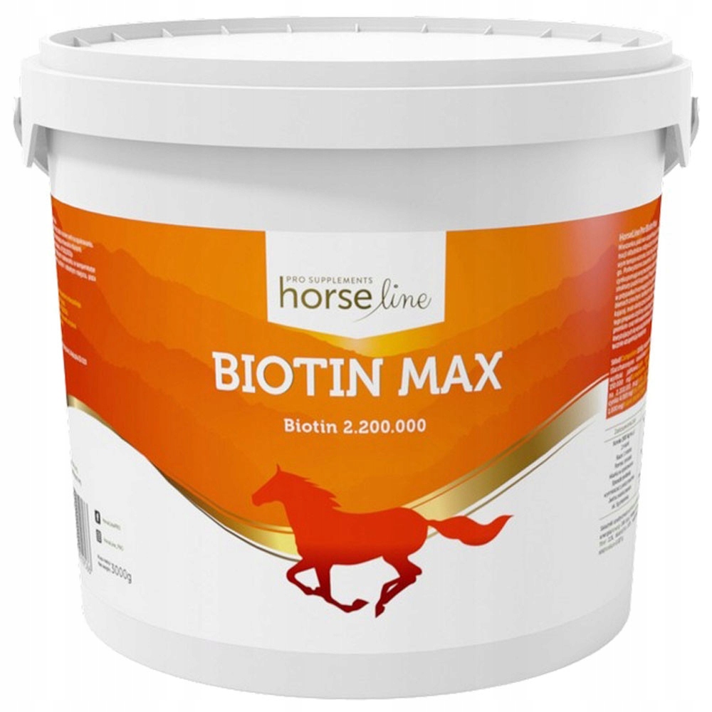 Horselinepro Biotin Max 3000G Biotyna Dla Koni Na Kruche I Łamliwe Kopyta