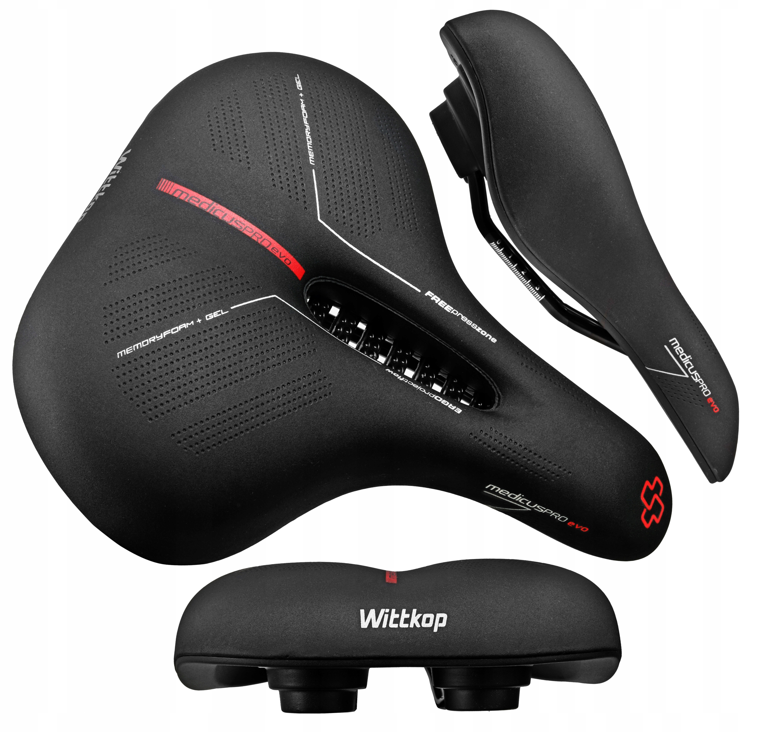 

Siodełko żelowe City Wittkop Medicus Evo 3.0