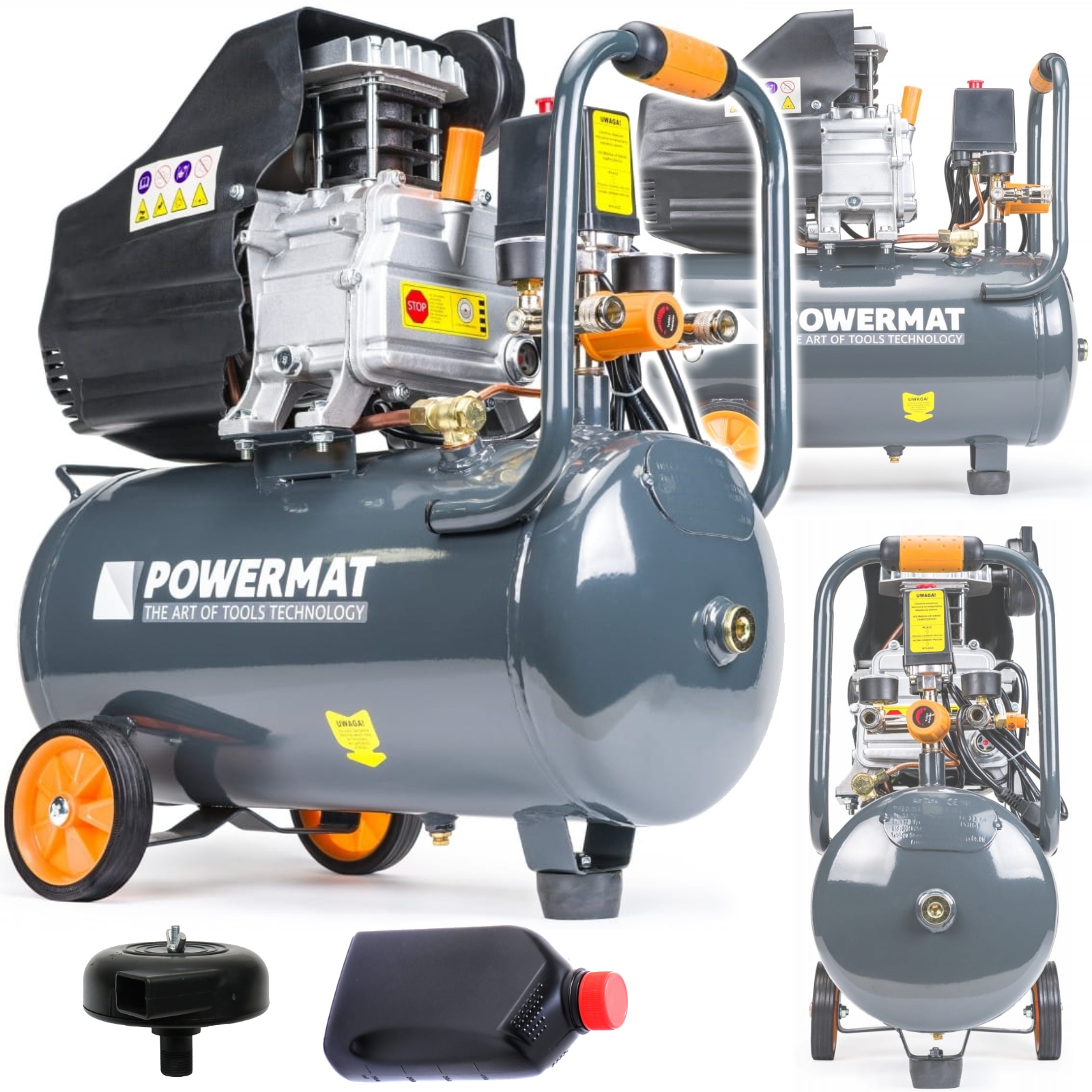 КОМПРЕССОР МАСЛА 24Л КОМПРЕССОР 206Л/МИН 230В