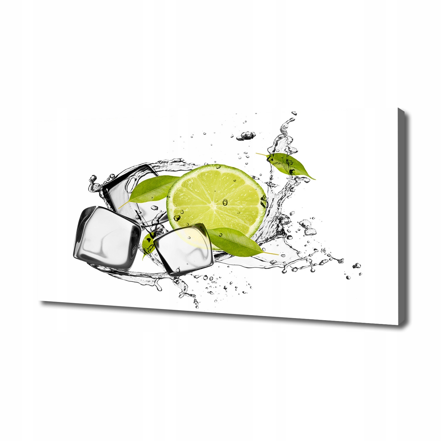 

Foto obraz na płótnie Limonka z lodem 140x70 cm