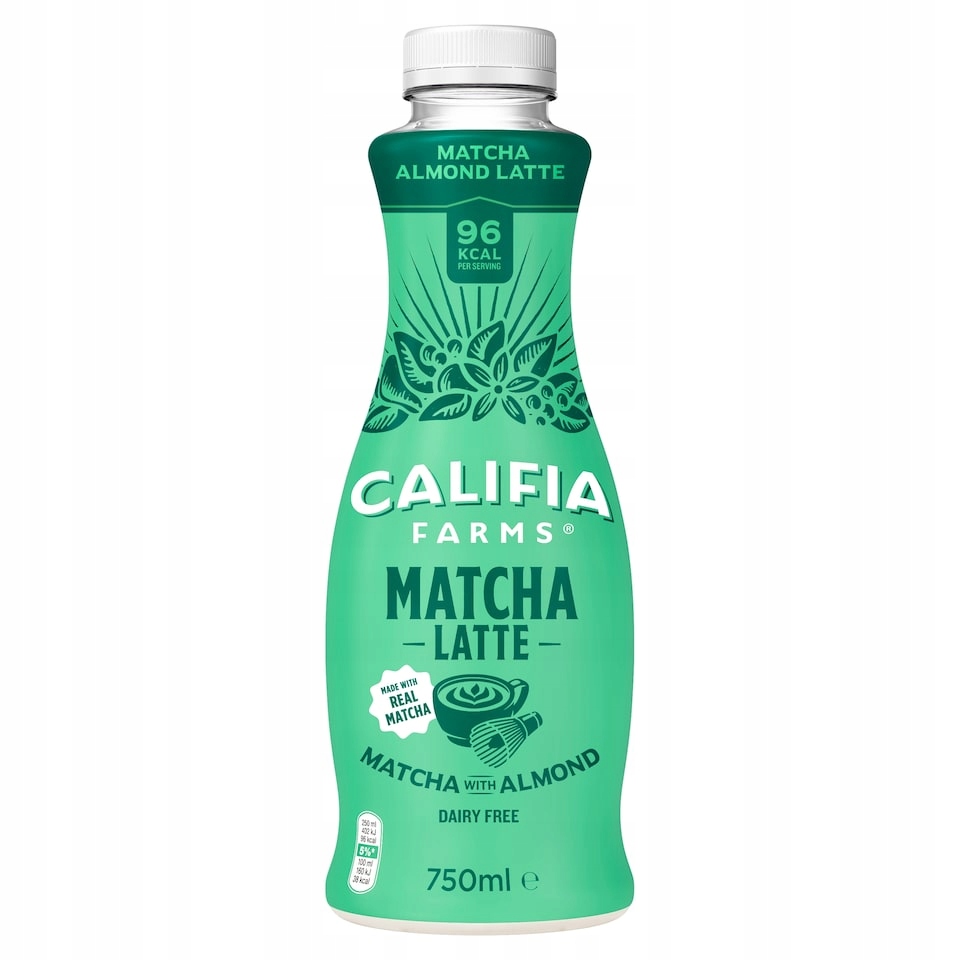 CALIFIA FARMS MATCHA LATTE 750ML, Imported from Britain