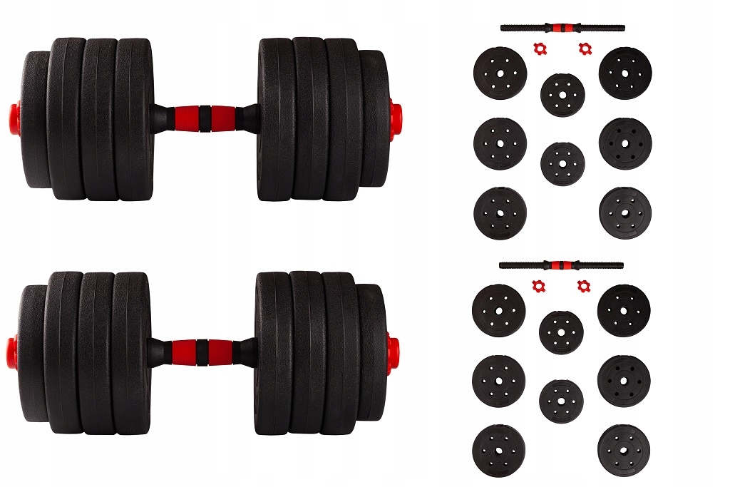

Hantle 30KG 2X15KG Zestaw Ciężarków Regulacja Kg