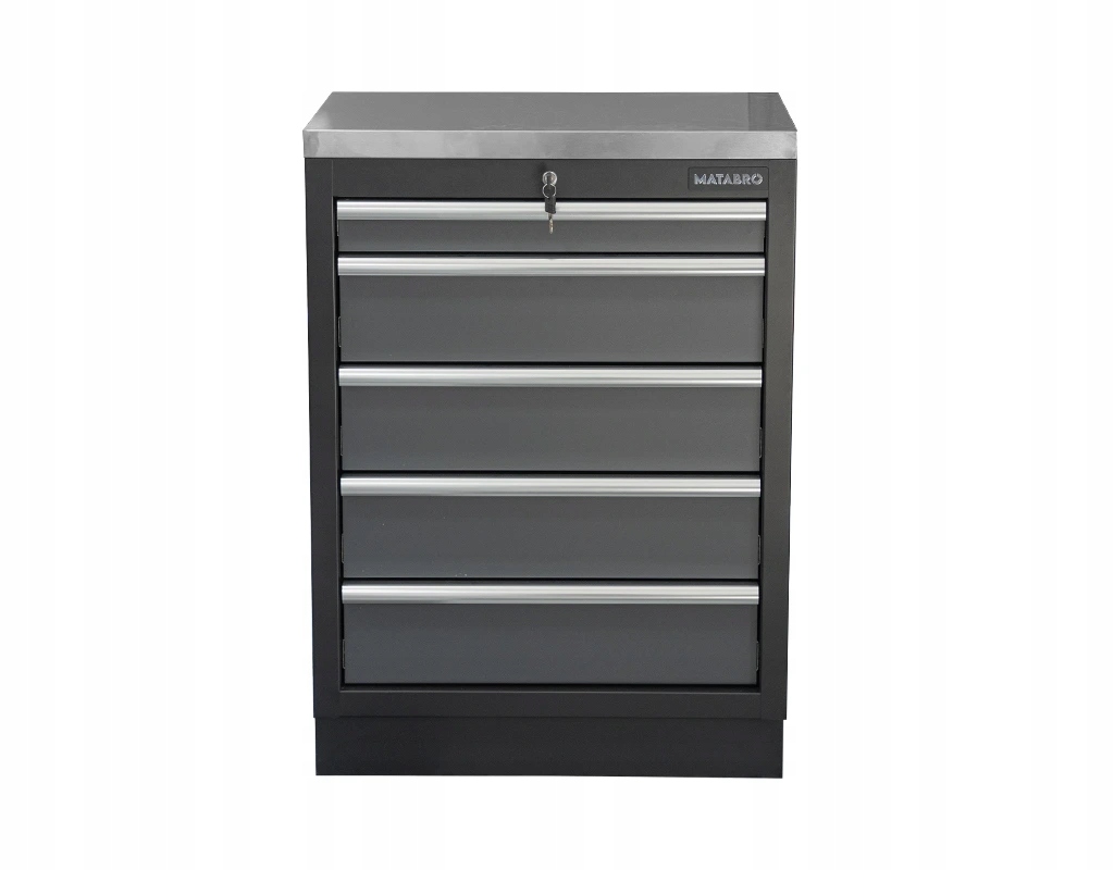 Matabro, Dílenská skříňka s nerezovou pracovní deskou 680x465x950 mm