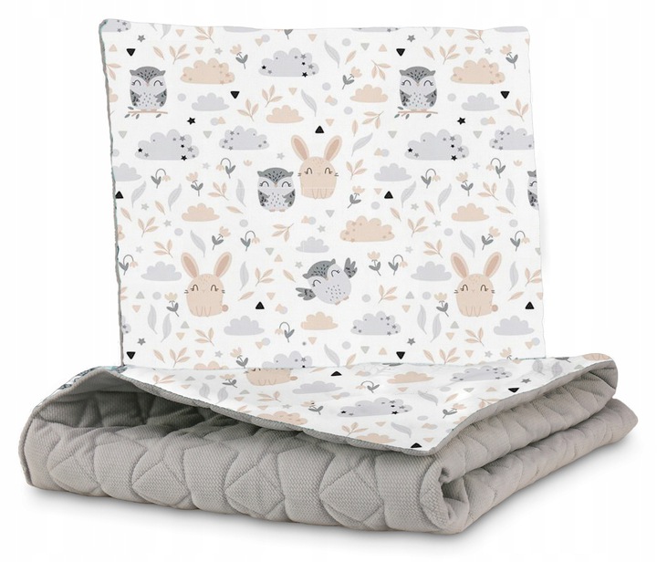 

Kocyk Velvet Pikowany Minky 75x100 Kołdra Babymam