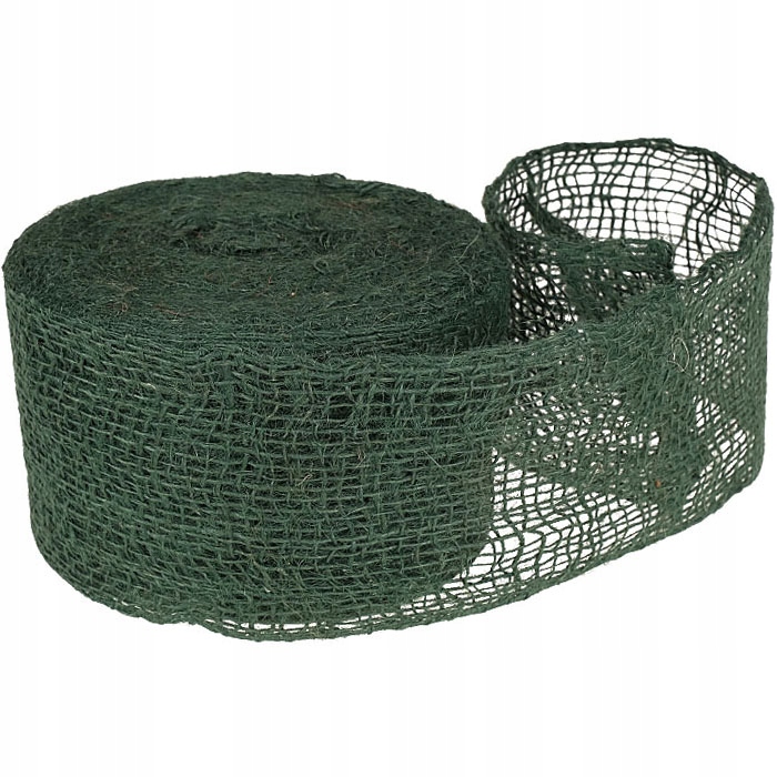 

Taśma Jutowa 10cm Zielona Ozdoba Kwiatów Donic 25m