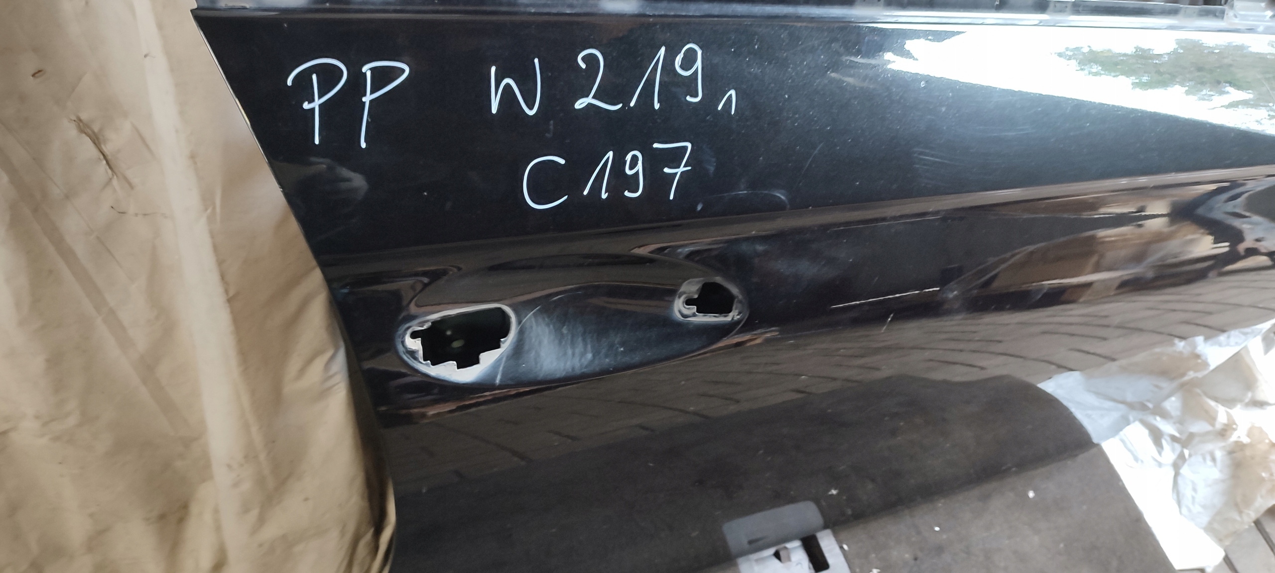 door front front right Mercedes W219 2,5 C197