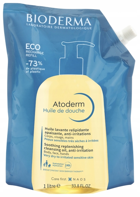 Olejek do kąpieli i pod prysznic Bioderma Atoderm Huile de Douche 1000 ml