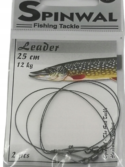 Przypon wolframowy 25cm 12kg SPINWAL