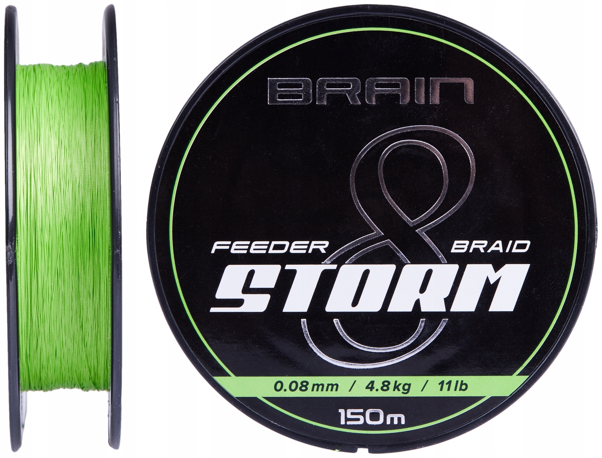 Brain Plecionka Storm 8x Lime 0.16mm 150m 11.1kg