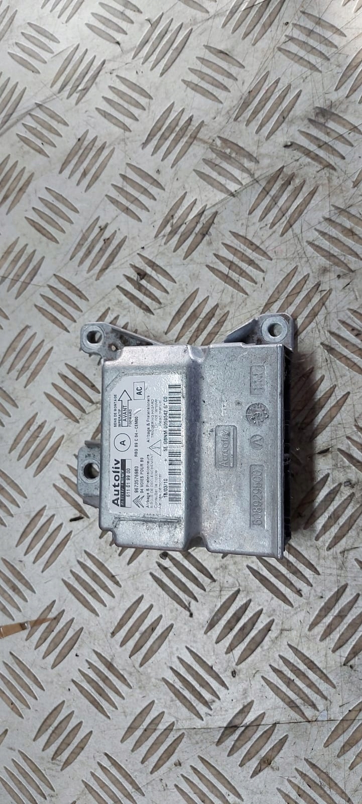 9673576980 - модуль датчика подушки безопасности Berlingo Partner III AIRBAG