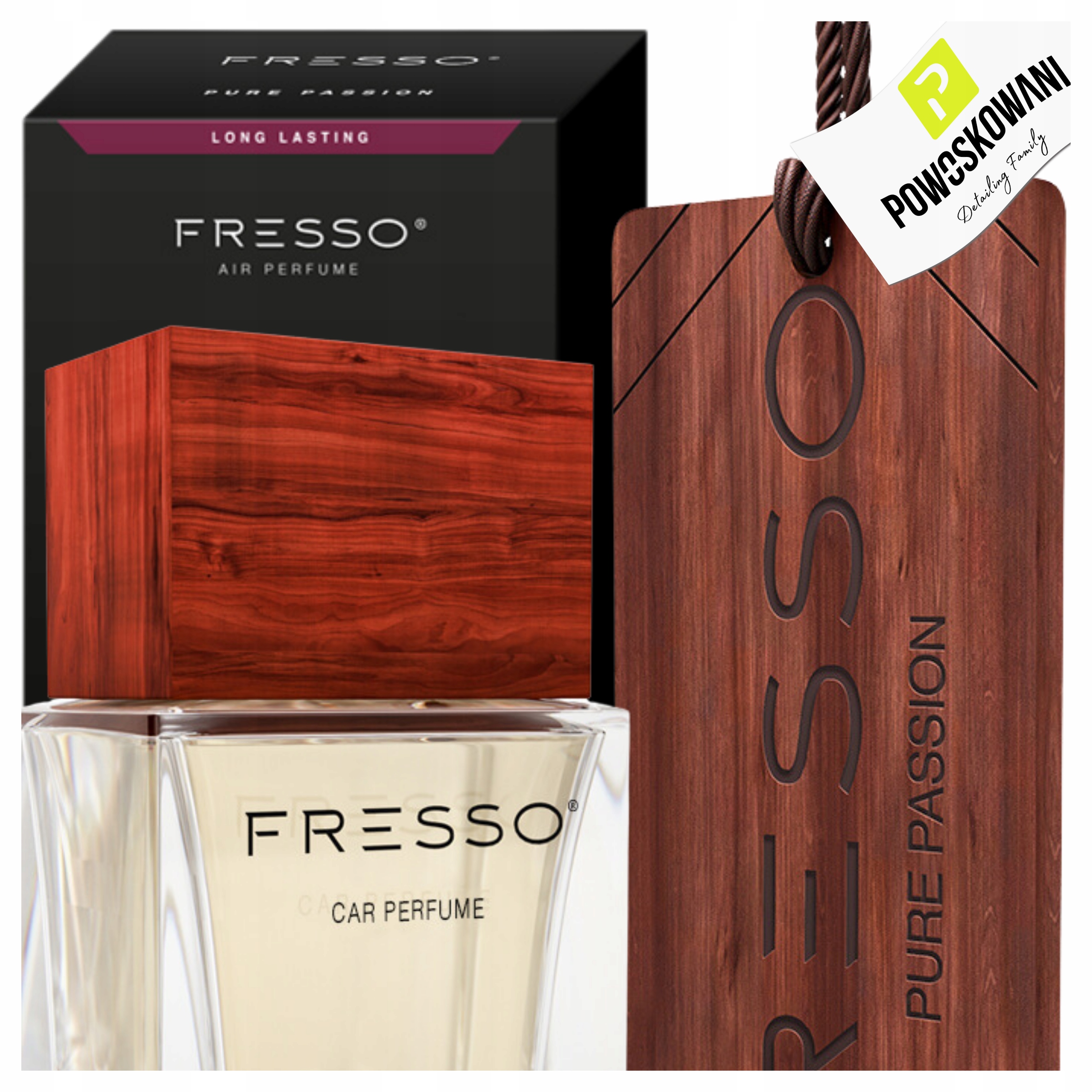 FRESSO PURE PASSION ZAWIESZKA PERFUMY SAMOCHODOWE ZAPACH DO SAMOCHODU AUTA