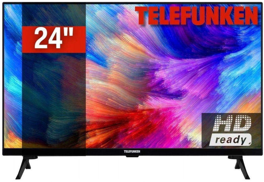 Telewizor 24" TELEFUNKEN L24H550M4 TV LED DVB-T2/C/S2 HEVC USB HDMI