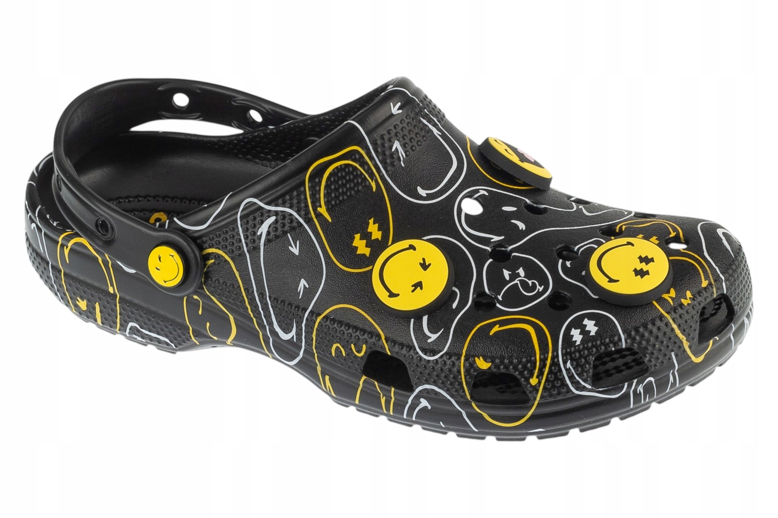 Crocs Classic Smiley Clog [45/46] Pánské Pantofle Černá