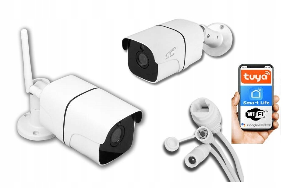 KAMERA ZEWNĘTRZNA IP66 PTZ WIFI&LAN 1/3" IP 4 MPIX -3,6MM APP TUYA/IOS