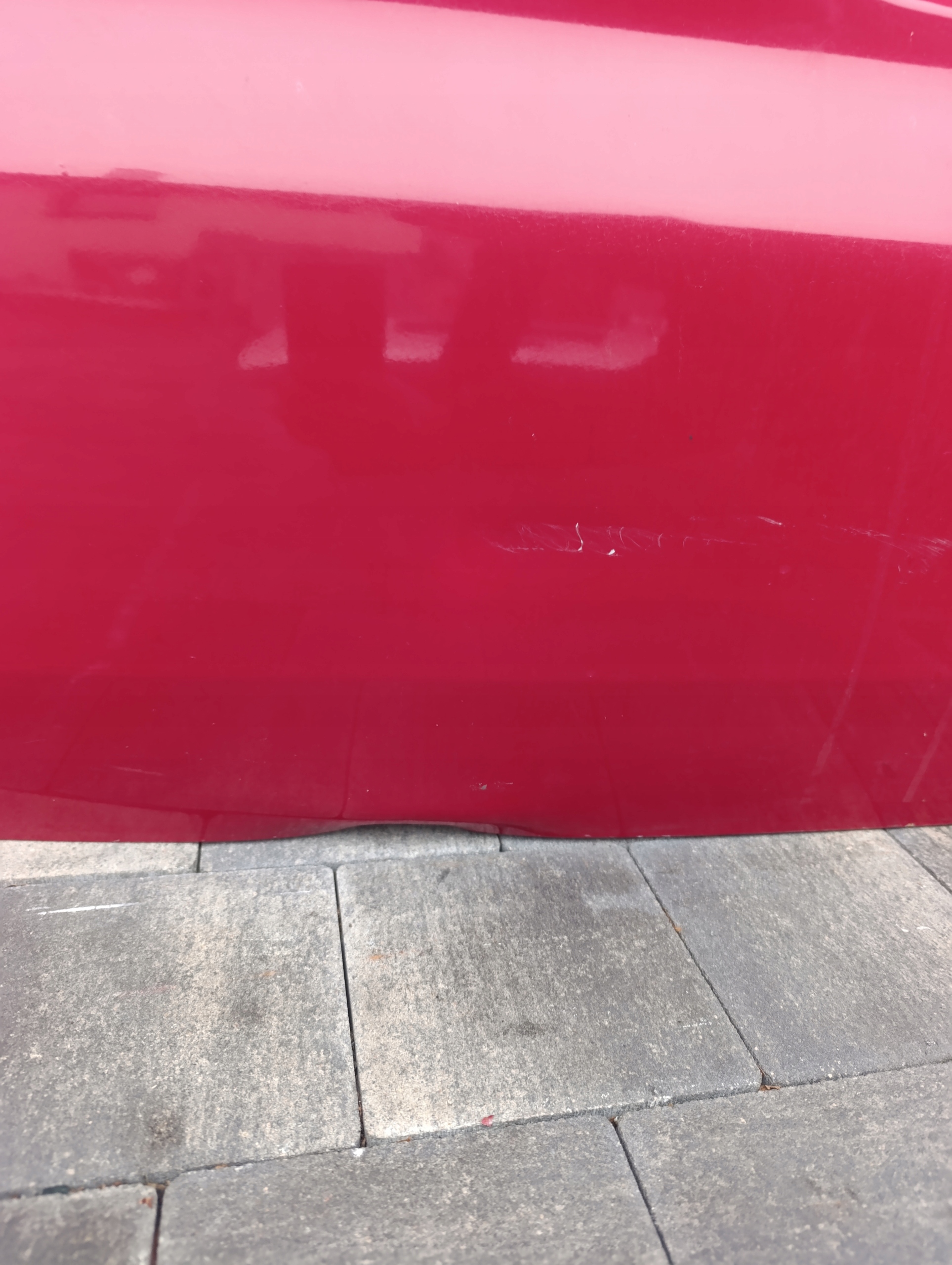 trunk door cover boot VW T5 T5 lift rear part red