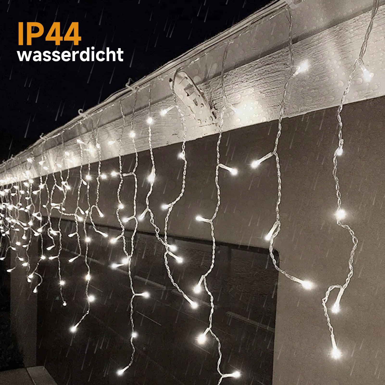 WOWDSGN Girlanda Kurtyna Świetlna Światełka Ozdobne Lampki 15M 660 LED — miniatura 5