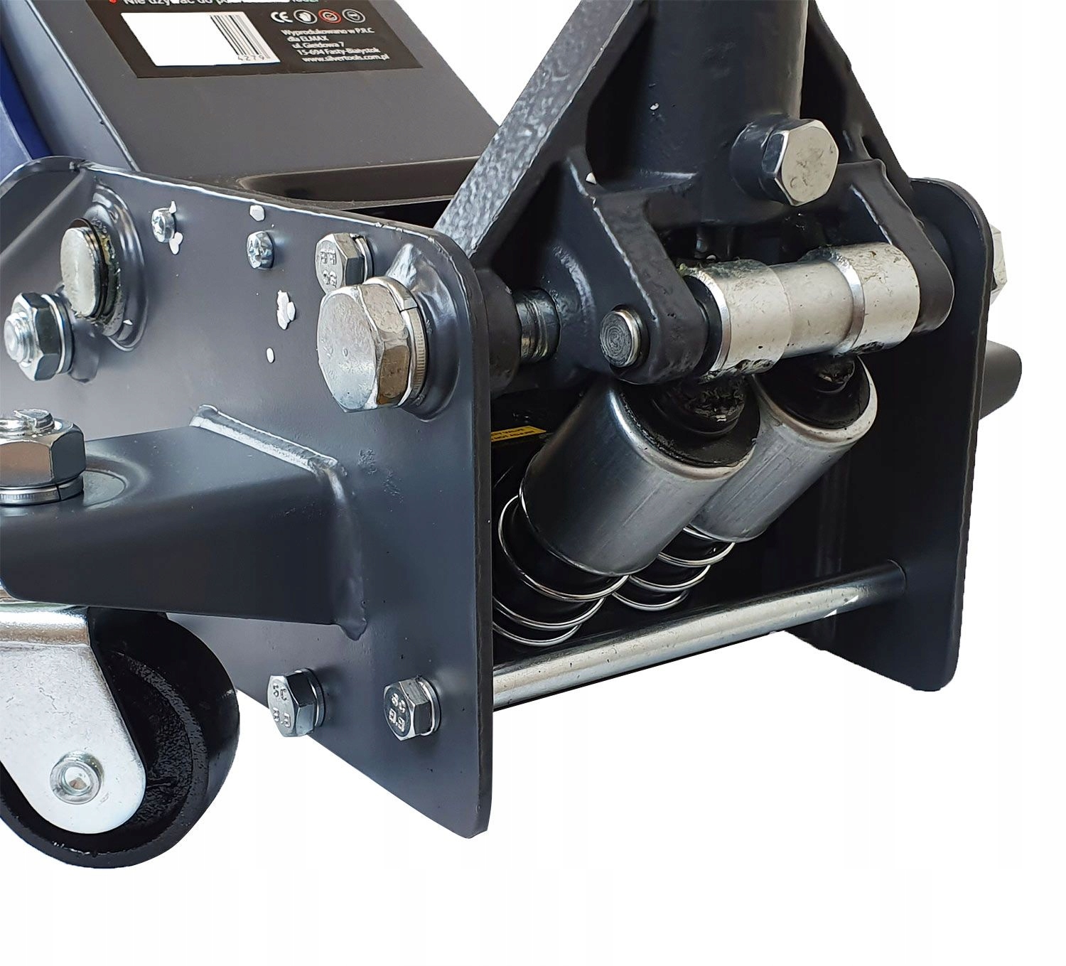 PODNOSNIK NISKOPROFILOWY ZABA 3T 75 500mm GUMA Brand Silver