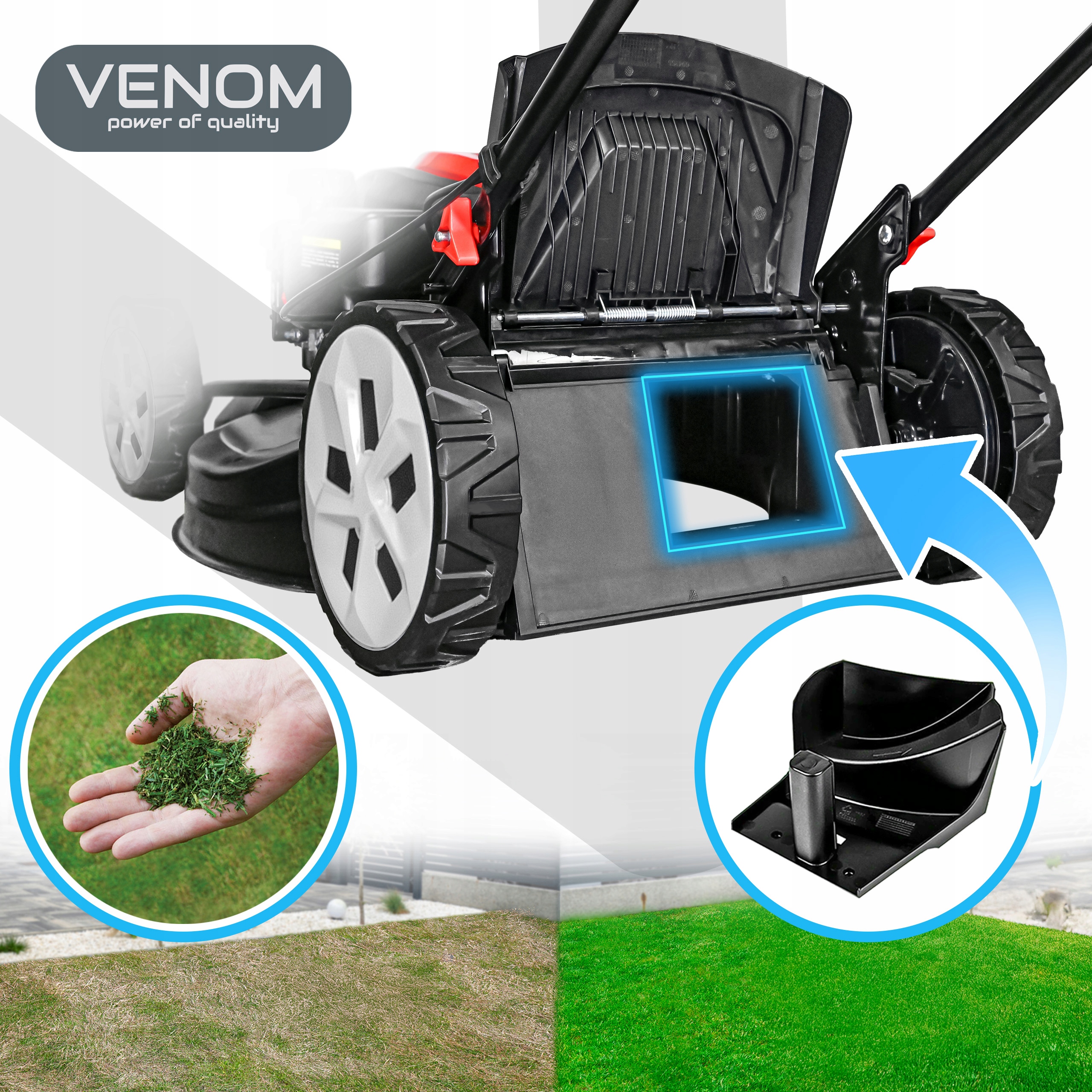 MOCNA KOSIARKA SPALINOWA Z NAPĘDEM 53CM SILNIK LONCIN 196CC NOWY MODEL 9W1 Stan opakowania oryginalne