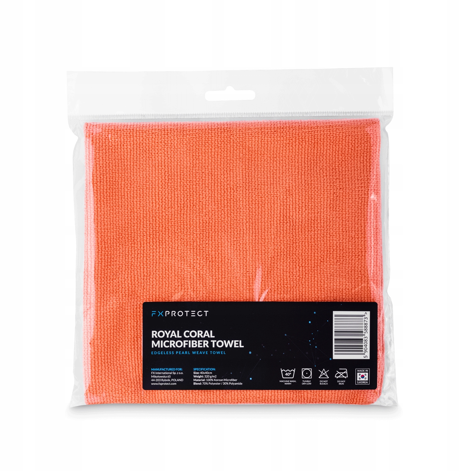 

Fx Protect Royal Coral Microfiber Towel Mikrofibra