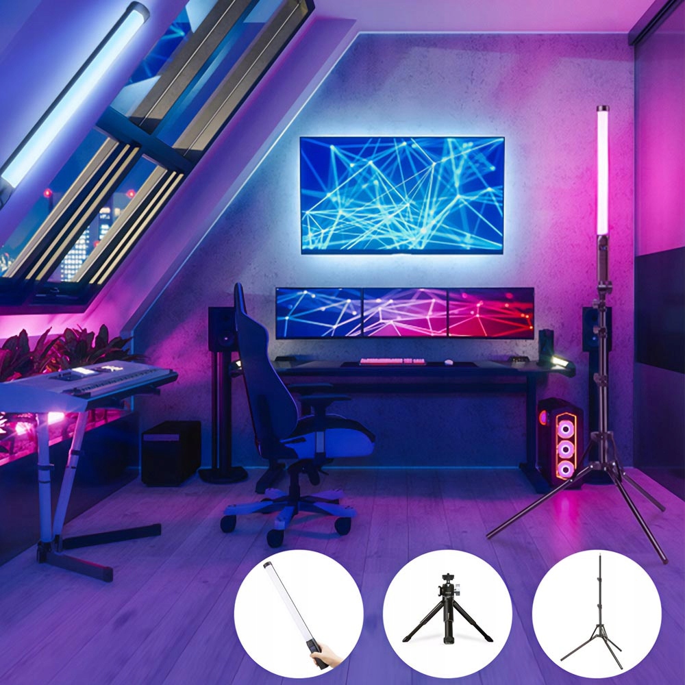 Lampa Studyjna Fotograficzna RGB LED Ulanzi VL119 Waga produktu z opakowaniem jednostkowym 0.5 kg