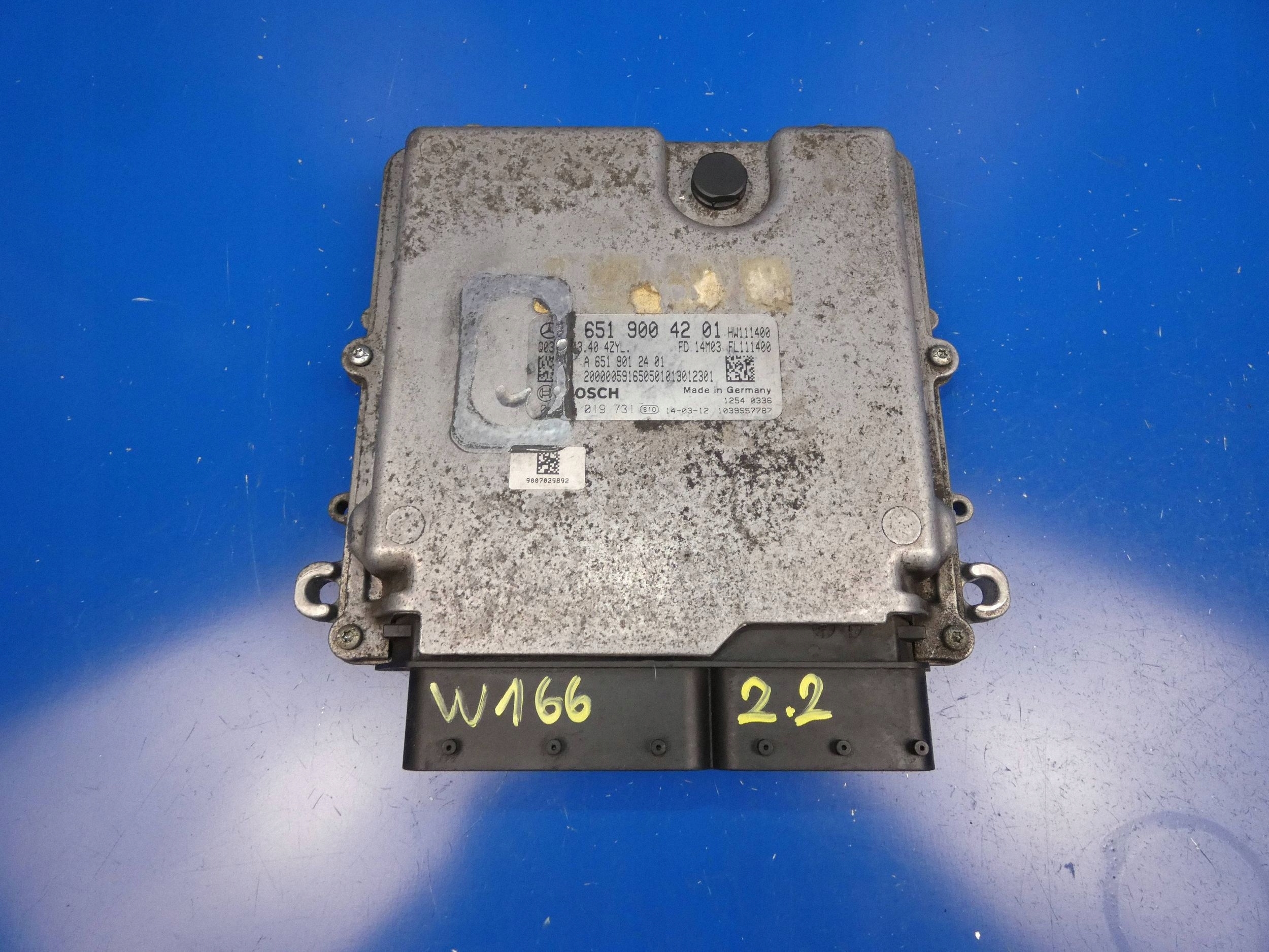 MERCEDES ML W166 2.2 CDI computer STEROWIK of the engine ECU