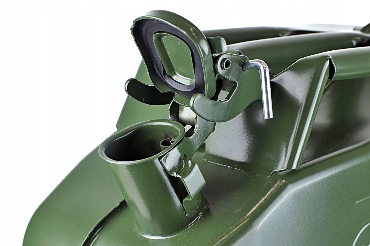 Kanister metalowy 20L do paliwa + lejek Marka GMP