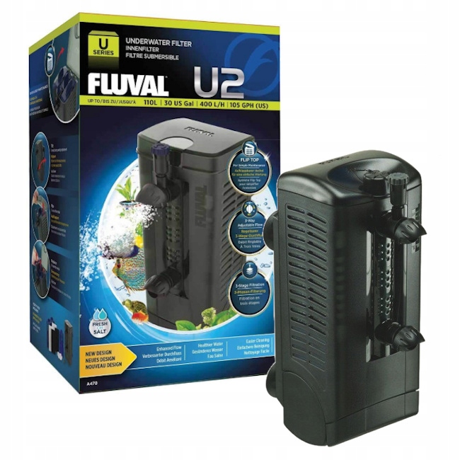 

Hagen Fluval U2 Filtr Wewnętrzny Akwarium Do 110L
