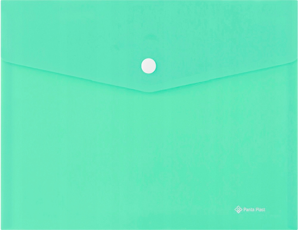 TECZKA KOPERTOWA PLASTIKOWA NA NAPĘ ZATRZASK A4