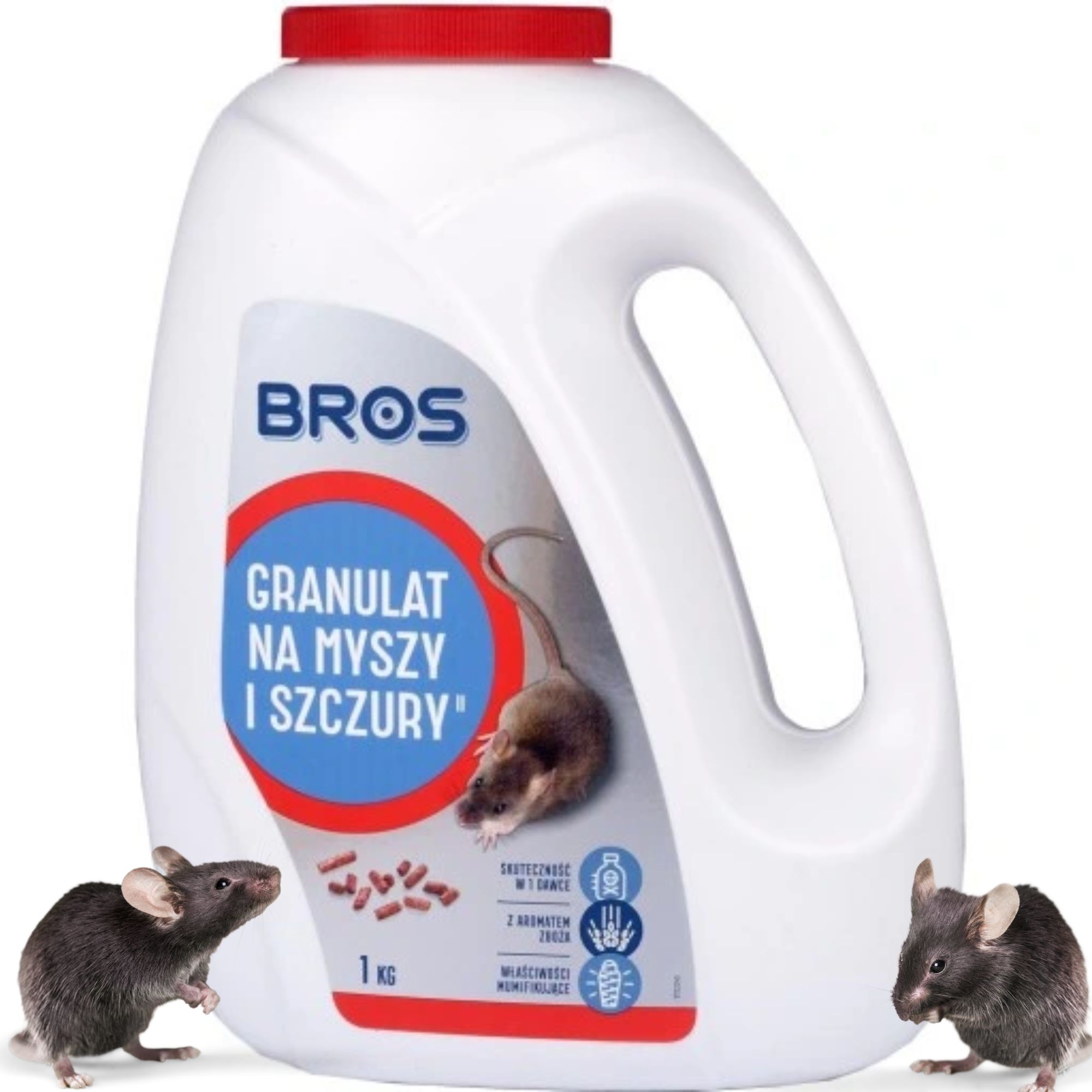 

Trutka Na Mysz I Szczury Bros Granulat 1KG