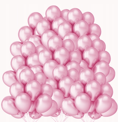 

Balony Różowe Metaliczne 100szt ślub urodziny rok