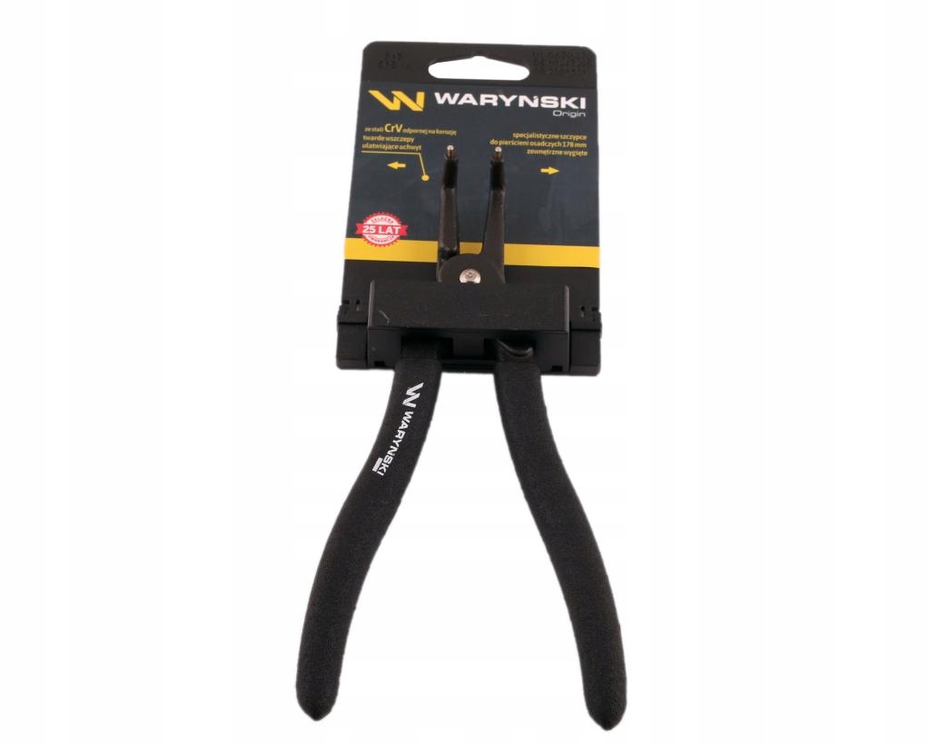 Mocne szczypce segera 178mm zew. wygięte WARYŃSKI