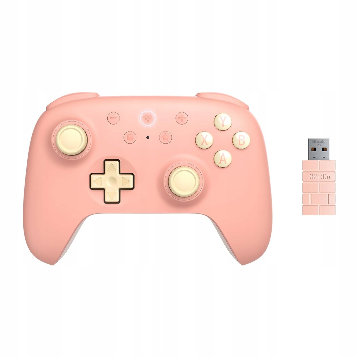 Bezdrátový Ovladač 8Bitdo Ultimate 2C Peach Hall Effect 2.4G Android Pc