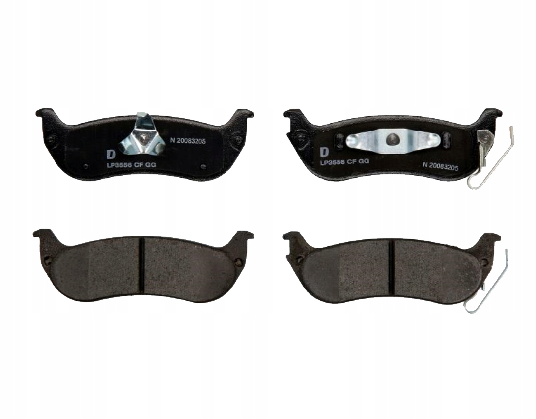 brzdové destičky zadní brzdové Chrysler Pacifica 2004-2008 Cs