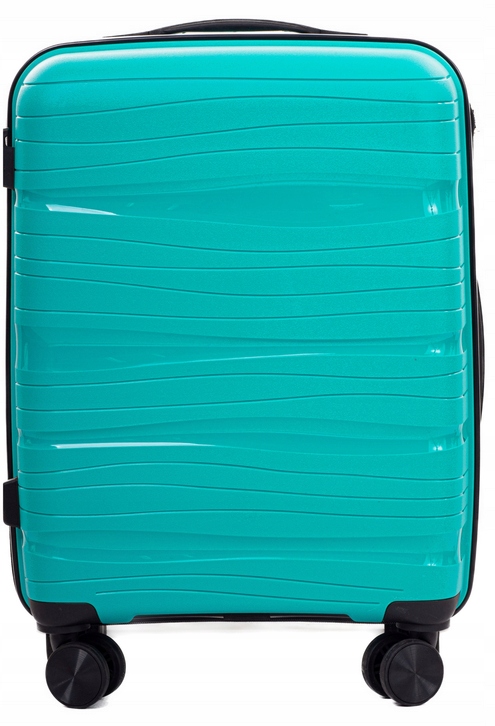 Walizka Kabinowa Mała Bagaż Rgl Bagaż Polipropylen Tsa Turkus