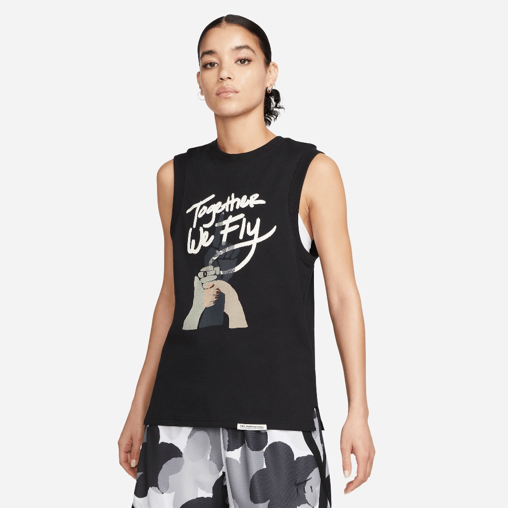 Nike Dri-FIT Standard Issue Dámský top Black/White
