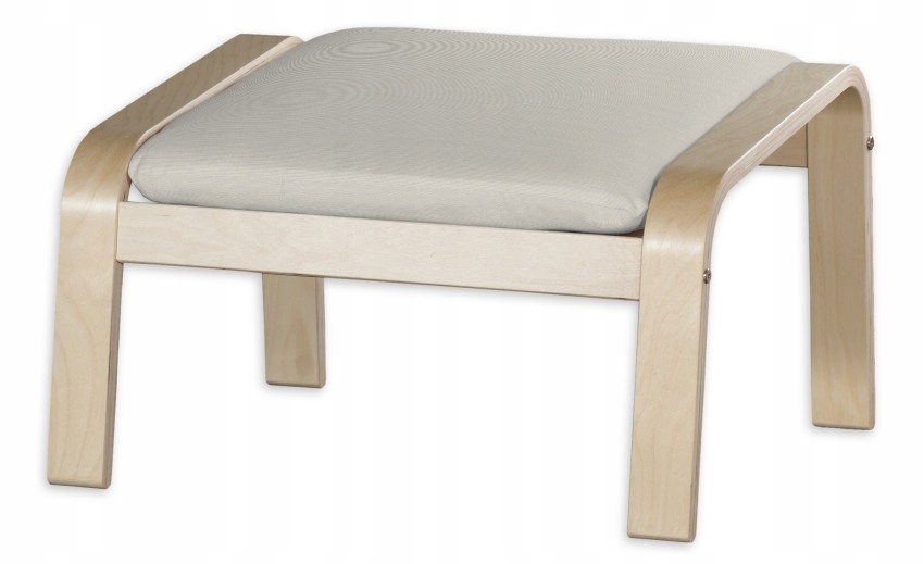 Dekoria Polštář na podnožku Poäng Ikea šedý