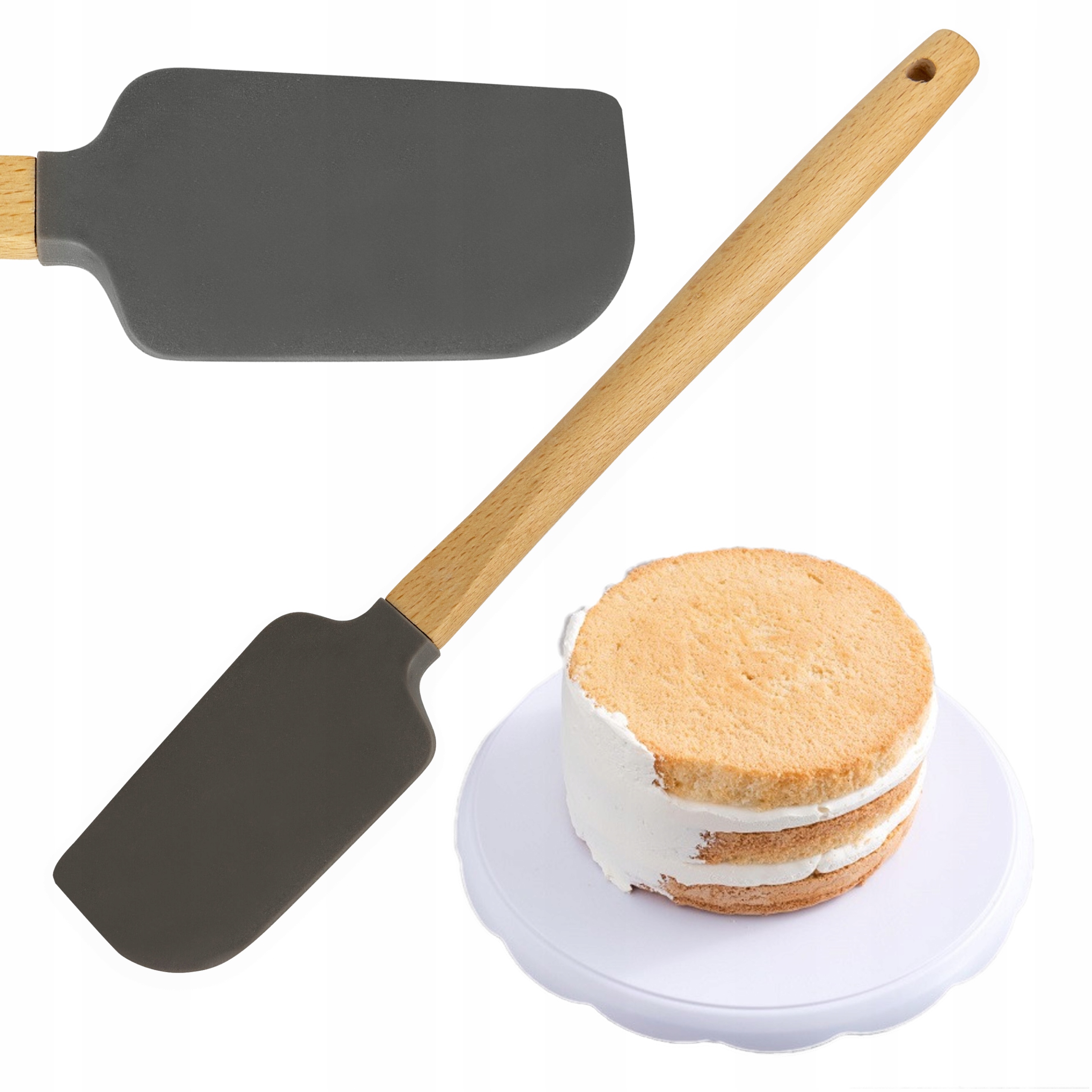 

Szpatułka Łopatka Kuchenna Do Ciasta Tortów Teflon
