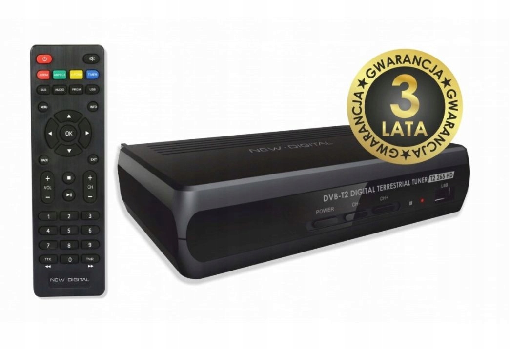 Nowy tuner telewizyjny Digital T2 265 Hd DVB-T2
