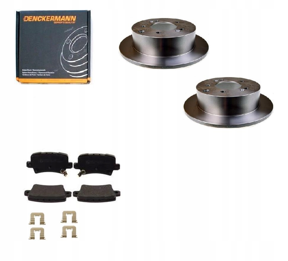 Kotouče Ham Kostky Kia Soul Zadní 262mm Sada