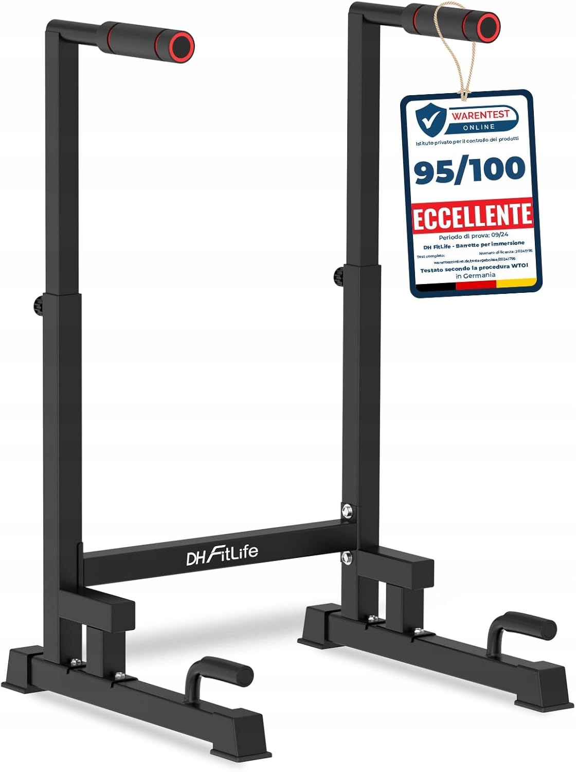 Dh FitLife Regulowane równoległości dipów Dipy Push-Upy i siła